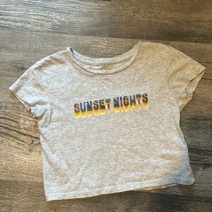 Aerie Sunset Nights Cropped Top, size XS